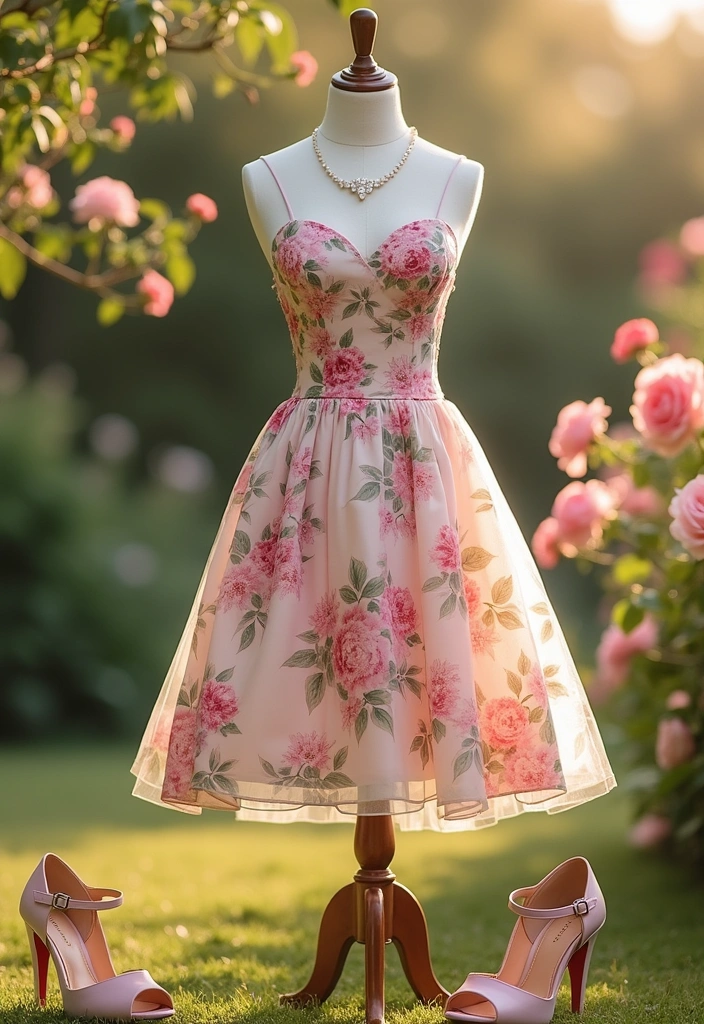 15 Cute Date Night Outfits That Will Make You Feel Like a Star (Especially #4!) - 1. Flirty Floral Dress