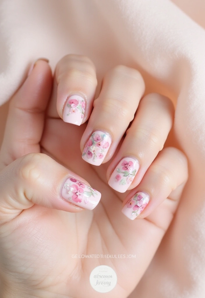 15 Floral Spring Nails That'll Make Your Friends Green with Envy (Wait Until You See #3!) - 12. Pastel Petals